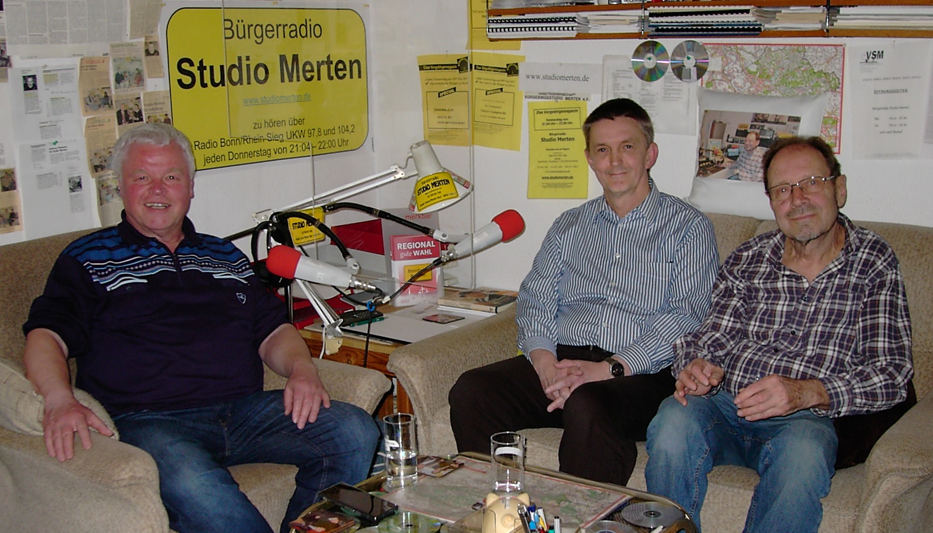v.l.: Dietmar Ballner, Heribert Keßler und Otto Ganser
